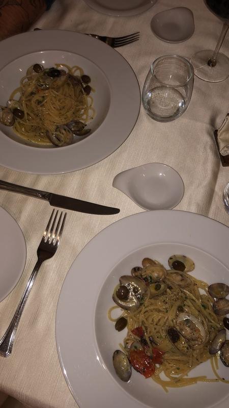 Dinner by candlelight