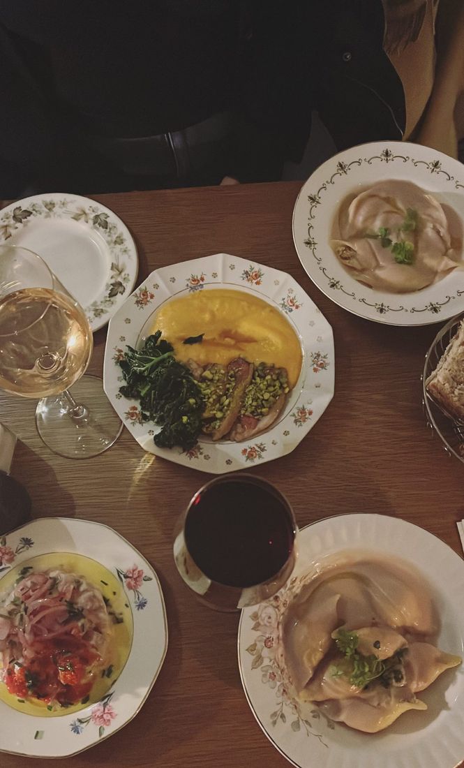 Duck and dumplings at a Montmartre bistro